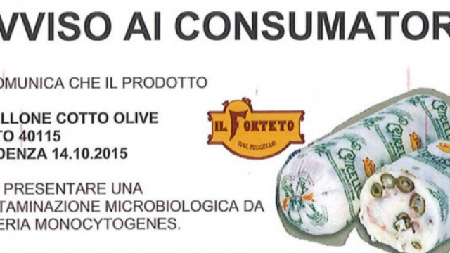 Attenzione Allerta Alimenti ottobre 2015