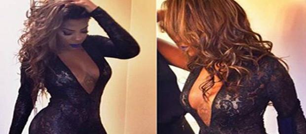 Ludmila arrasando com um look sensual. Ludmila arrasando com um look sensual.