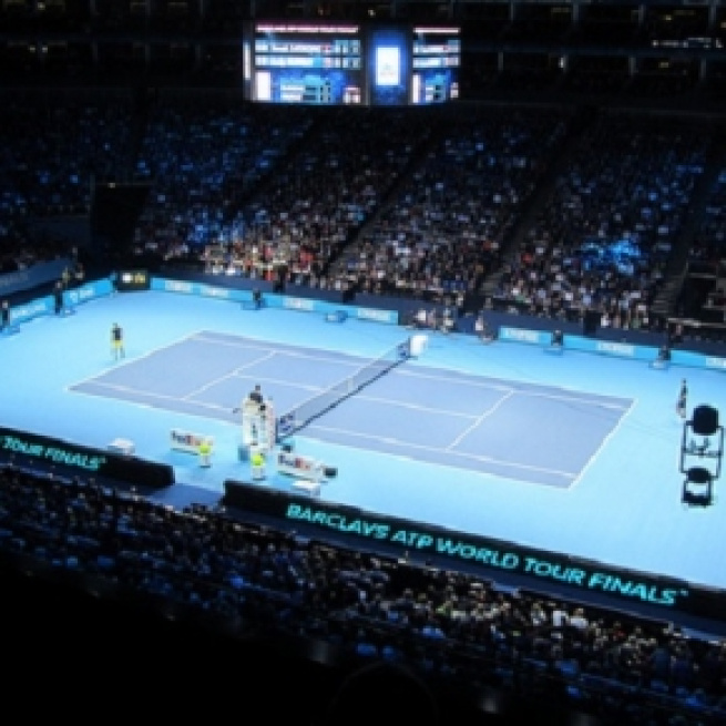 The glitzy World Tour Finals event at the O2