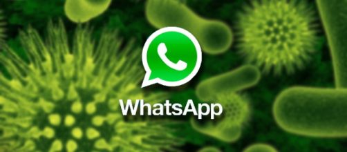 Un'immagine che simboleggia i virus su WhatsApp