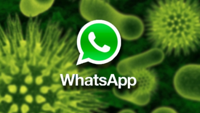 Un'immagine che simboleggia i virus su WhatsApp