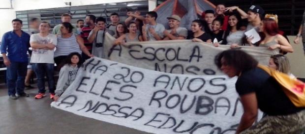 Diadema também tem mobilização de alunos Diadema também tem mobilização de alunos