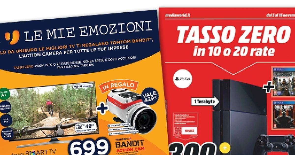 Volantino Unieuro E Mediaworld Offerte Cellulari A Rate