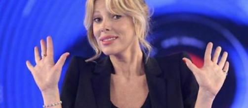 Alessia Marcuzzi durante la trasmissione