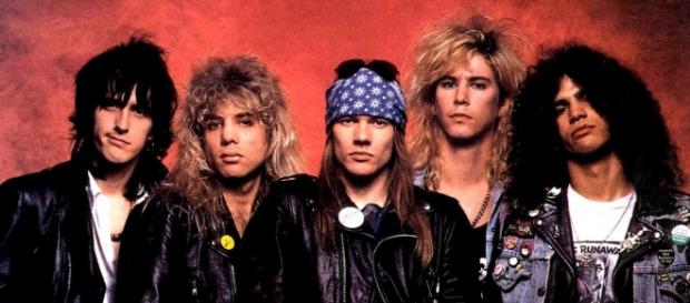 A formação original do Guns em 1987. (Divulgação) A formação original do Guns em 1987. (Divulgação)