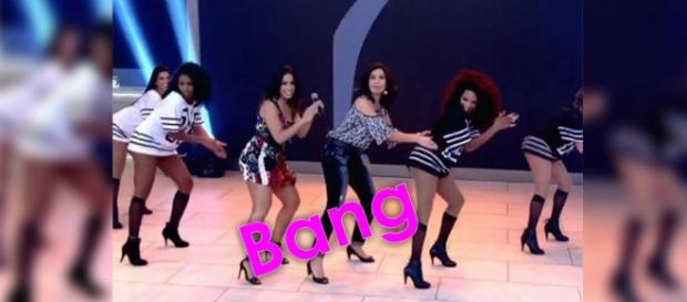 Fátima dança ‘Bang’ com Anitta ao vivo Fátima dança ‘Bang’ com Anitta ao vivo