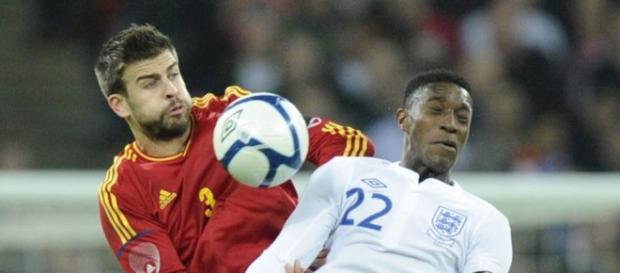 Imagen del último duelo Inglaterra vs España Imagen del último duelo Inglaterra vs España