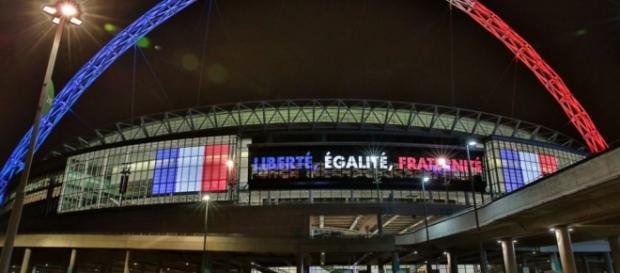 Wembley se vistió de los colores de Francia Wembley se vistió de los colores de Francia