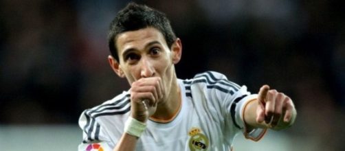 Angel Di Maria when he was at Real Madrid