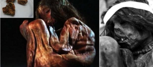 La mummia del bambino di 500 anni fa La mummia del bambino di 500 anni fa