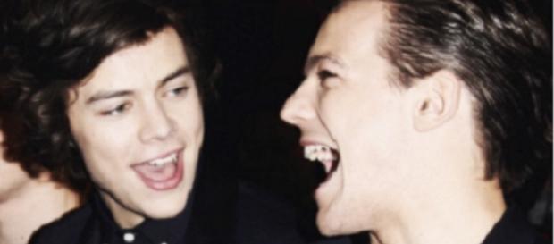 One Direction-Stars Louis Tomlinson & Harry Styles One Direction-Stars Louis Tomlinson & Harry Styles
