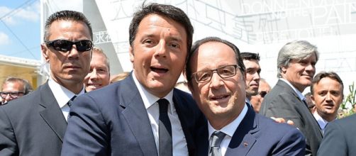 Matteo Renzi e Francois Hollande