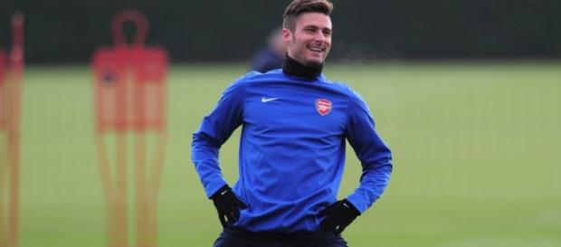 Giroud fez o primeiro gol da França Giroud fez o primeiro gol da França