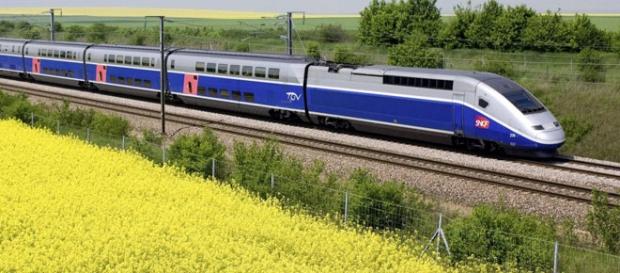 Un TGV como el que ha descarrilado hoy Un TGV como el que ha descarrilado hoy