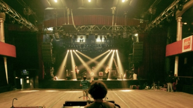 L'interno della sala concerti Bataclan.