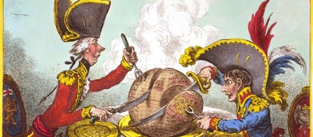Caricature James Gillray – Plumpudding Caricature James Gillray – Plumpudding