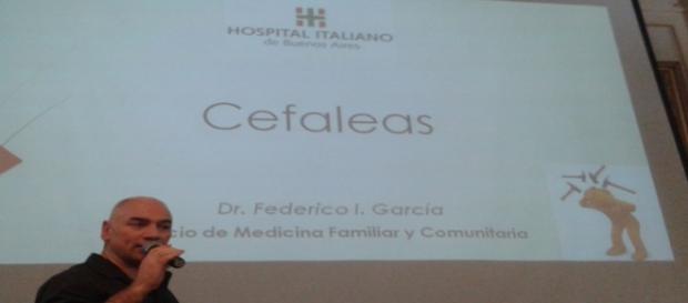 El Doctor Federico García disertó sobre cefaleas El Doctor Federico García disertó sobre cefaleas