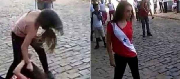 Meninas brigaram por causa de um garoto Meninas brigaram por causa de um garoto