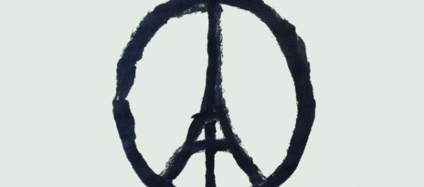Solidary symbol as Paris asks for peace. Solidary symbol as Paris asks for peace.