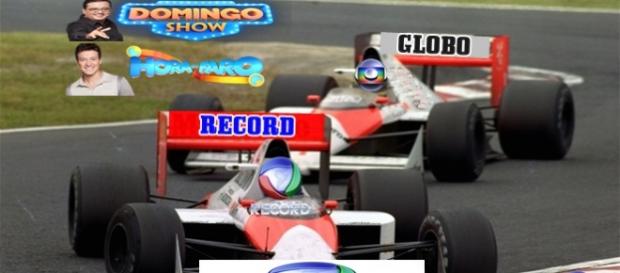 Record em 1º lugar na corrida de audiência Record em 1º lugar na corrida de audiência