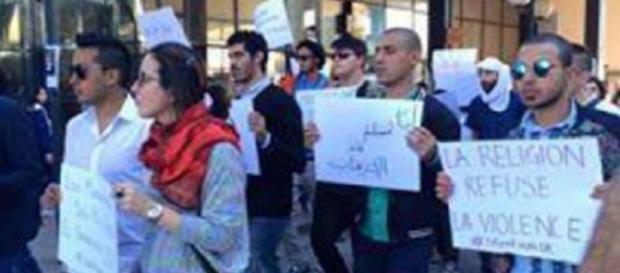 Unical: Corteo contro il terrorismo Unical: Corteo contro il terrorismo