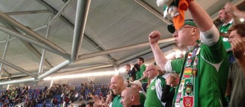 Delight for the Irish football fans in Dublin