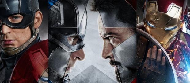 Captain America and Iron Man in Civil War Captain America and Iron Man in Civil War