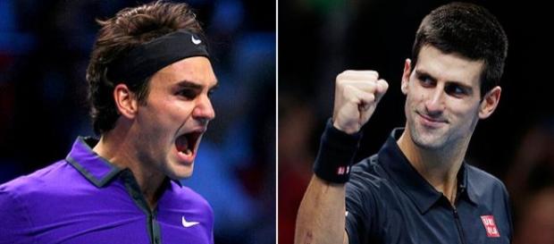 Federer y Djokovic se enfrentan en Londres (ATP) Federer y Djokovic se enfrentan en Londres (ATP)