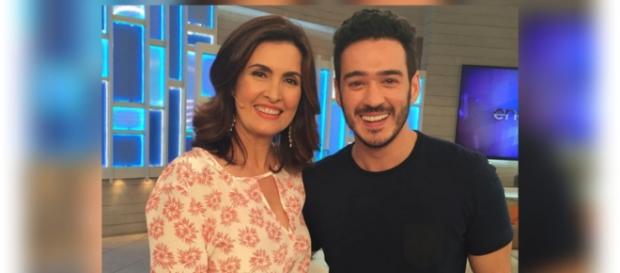 Marcos Veras se despede da amiga Fátima Bernardes Marcos Veras se despede da amiga Fátima Bernardes