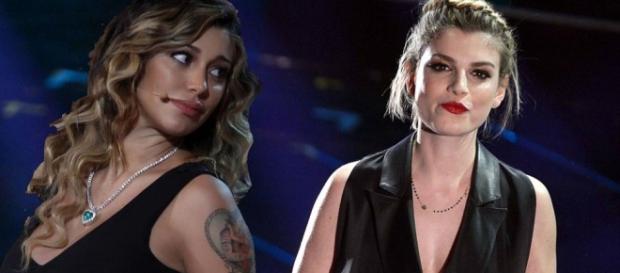 'Scontro' a Milano tra Belen ed Emma. 'Scontro' a Milano tra Belen ed Emma.