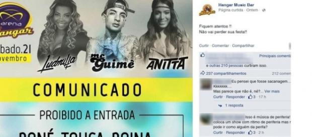 Show terá restrições de roupas como bermuda e boné Show terá restrições de roupas como bermuda e boné