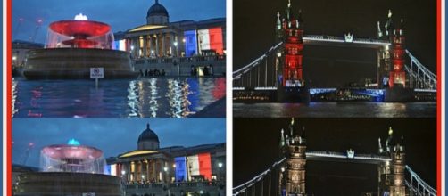 England welcomed their French allies to London