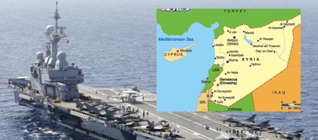 Portavionul francez Charles de Gaulle Portavionul francez Charles de Gaulle