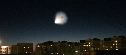 Ufo sopra negozio Ikea in Siberia