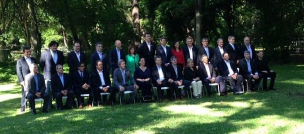 El equipo de Mauricio Macri (ph: Perfil) El equipo de Mauricio Macri (ph: Perfil)