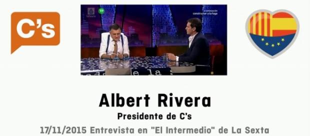 Foto de la entrevista a Rivera en 'El Intermedio'. Foto de la entrevista a Rivera en 'El Intermedio'.