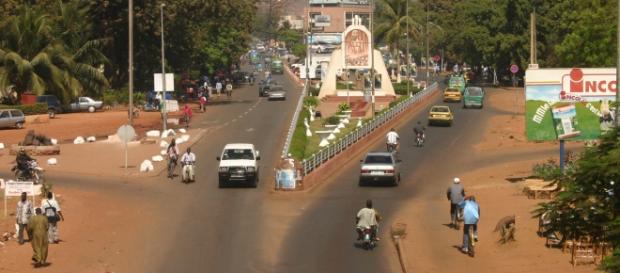 Imagen del centro de Bamako, capital de Mali. Imagen del centro de Bamako, capital de Mali.