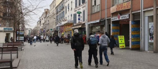 Snapshot of Saint-Denis where the raid took place Snapshot of Saint-Denis where the raid took place