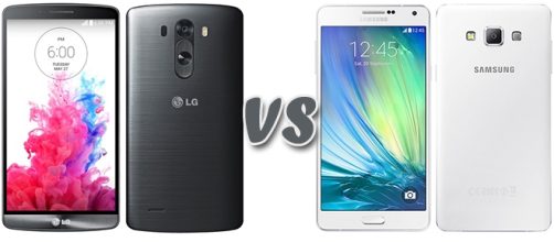 Confronto smartphone: LG G3 vs Samsung Galaxy A7