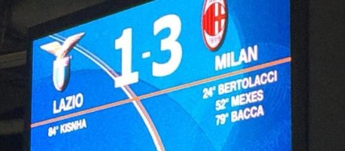 Il Milan ha espugnato 3-1 l'Olimpico biancoceleste