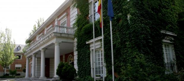 El Palacio de La Moncloa solitario El Palacio de La Moncloa solitario