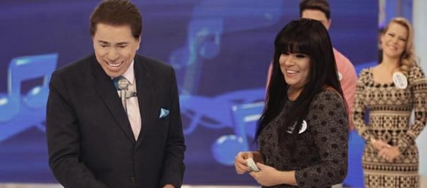 Silvio Santos e Mara Maravilha (Reprodução/SBT) Silvio Santos e Mara Maravilha (Reprodução/SBT)