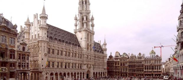 Grand Place de Bruselas. Imagen de archivo Grand Place de Bruselas. Imagen de archivo