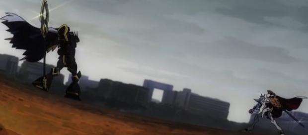Omegamon vs Alphamon en Digimon Adventure Tri Omegamon vs Alphamon en Digimon Adventure Tri