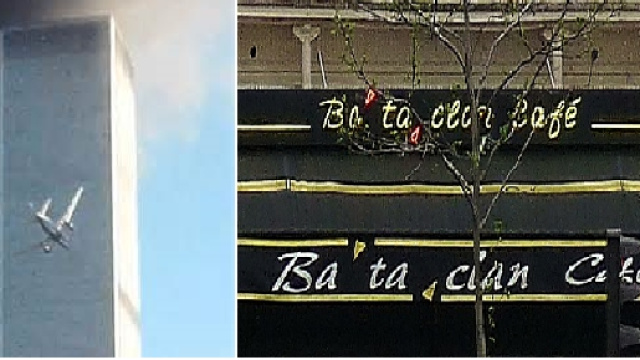 Attacchi alle Twin Towers e teatro Bataclan