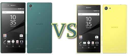 Sony: Xperia Z5 vs Xperia Z5 Compact