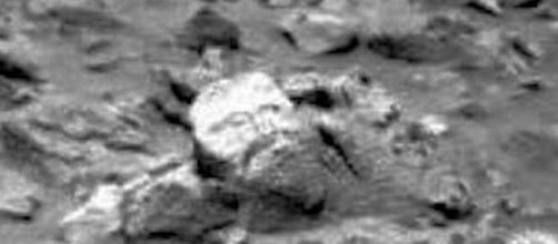 Volto del "Dio" individuato su Marte