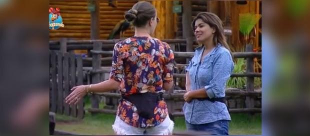 Mara sugere a Rayanne quem deve ir para a roça Mara sugere a Rayanne quem deve ir para a roça