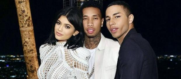Tyga und Kylie Jenner sind glücklich Tyga und Kylie Jenner sind glücklich