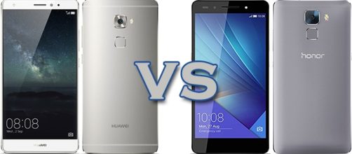 Smartphone Huawei: Mate S vs Honor 7